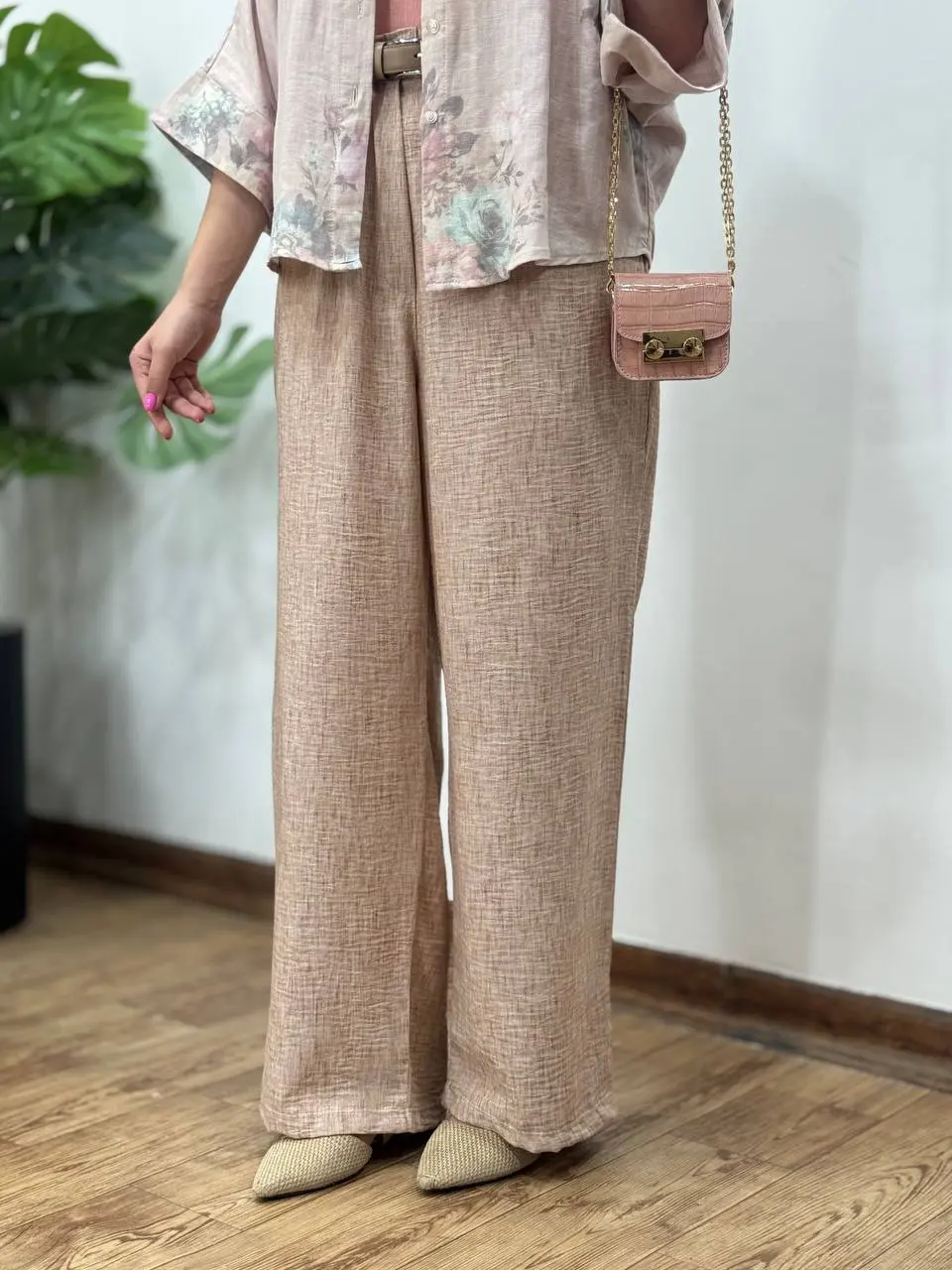 شلوار لینن زارا (با ارسال رایگان)